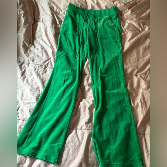 🍀Vintage Juicy Couture Kelly Green Velour Tracksuit NWOT🍀 - Picture 4 of 5